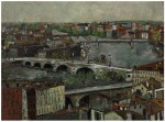 1Maurice Utrillo (1883-1955)_La Garonne et les ponts a Toulouse (Haute-Garonne) _ Oil on board laid down on cradled panel _ 54 x 73 cm_ Painted circa 1909